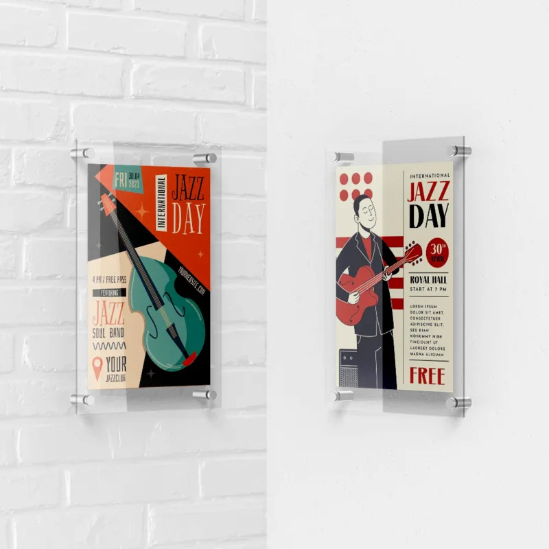 

Custom , Custom Size Printing High Quality outdoor hoard Acrylic Sign Advertising Board