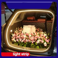 Car high brightness trunk lighting ambient light interior decoration LED wiring free automatic sensing tailgate light strip 2