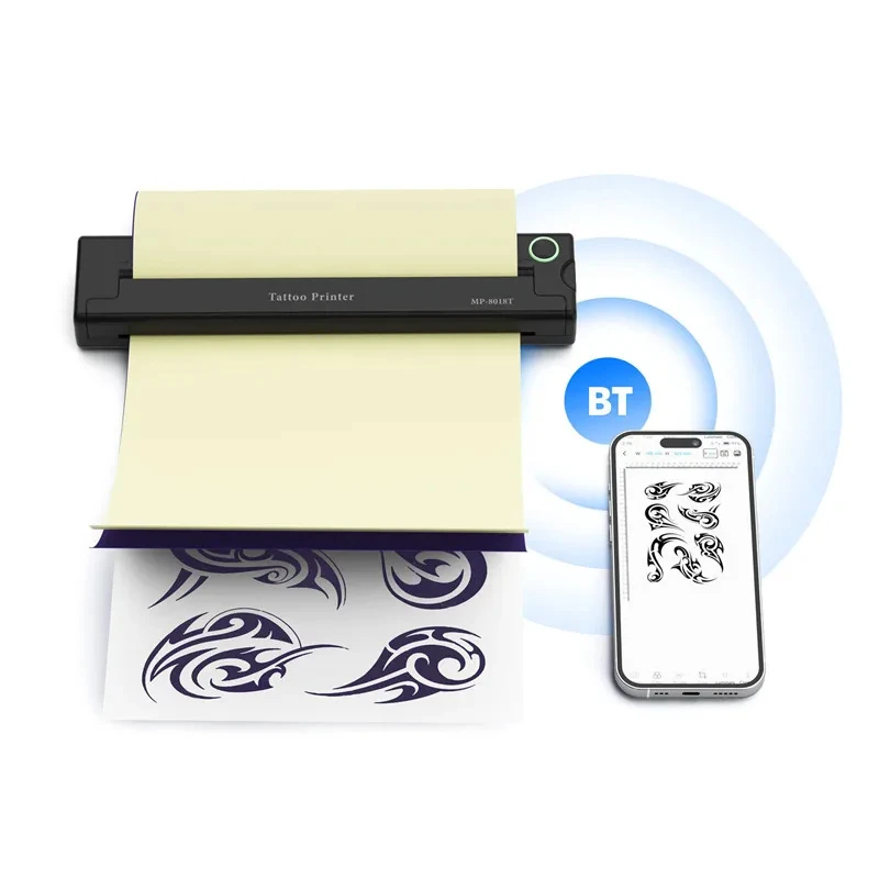 Tattoo タトゥープリンター　サーマルプリンター　美品　ワイヤレス プロのタトゥーステンクリプリンターPhomemoTP81ワイヤレス