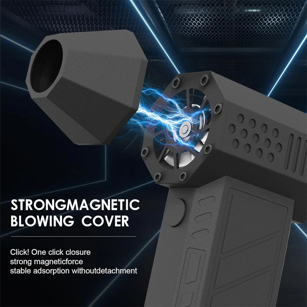 Car Snow Blower Cleaner 130000 RPM Blow Snow with Car Jet Fan Violent Turbofan Brushless Motor Fan for Cleaning