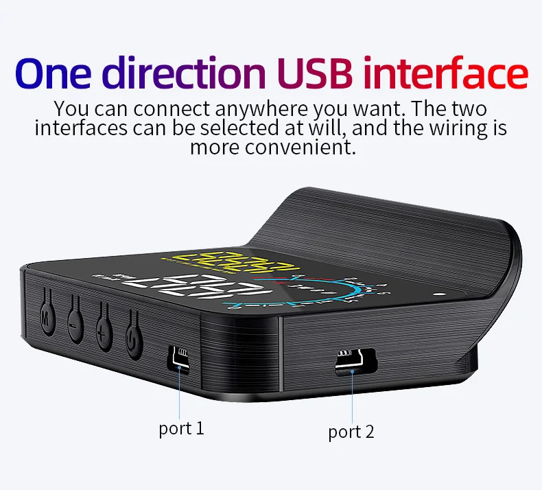  ڵ  HUD , OBD2 + GPS ӵ,  ÷, MPH KM/H   ˶, 3.5 ġ M12