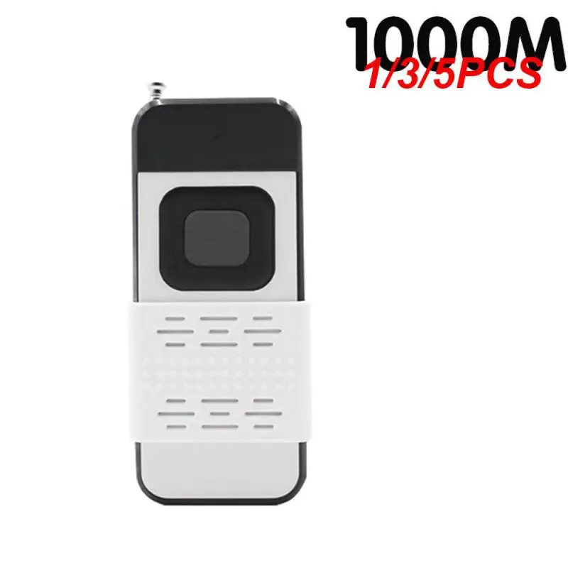 Telecomando Wireless 1/3/5Pcs 433Mhz 1/2/4 Pulsanti 1527 Codice Di Apprendimento Trasmettitore 1000M Per Luce/Cancello/Porta Del Garage/Motore
