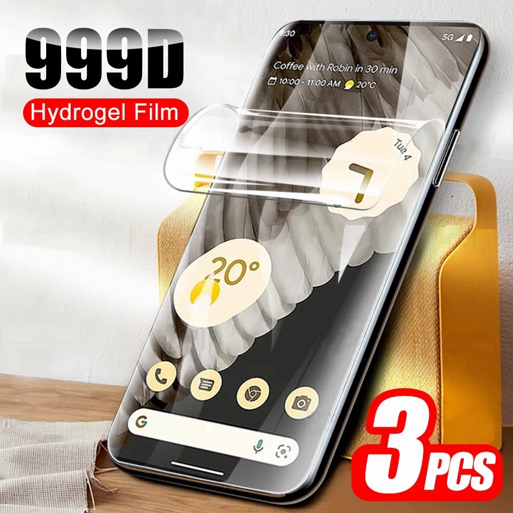 

3Pcs Hydrogel Film Screen Protector For Google Pixel 7A 3 5 3A 6 6A 7 4 XL 4A 5A 8 PRO