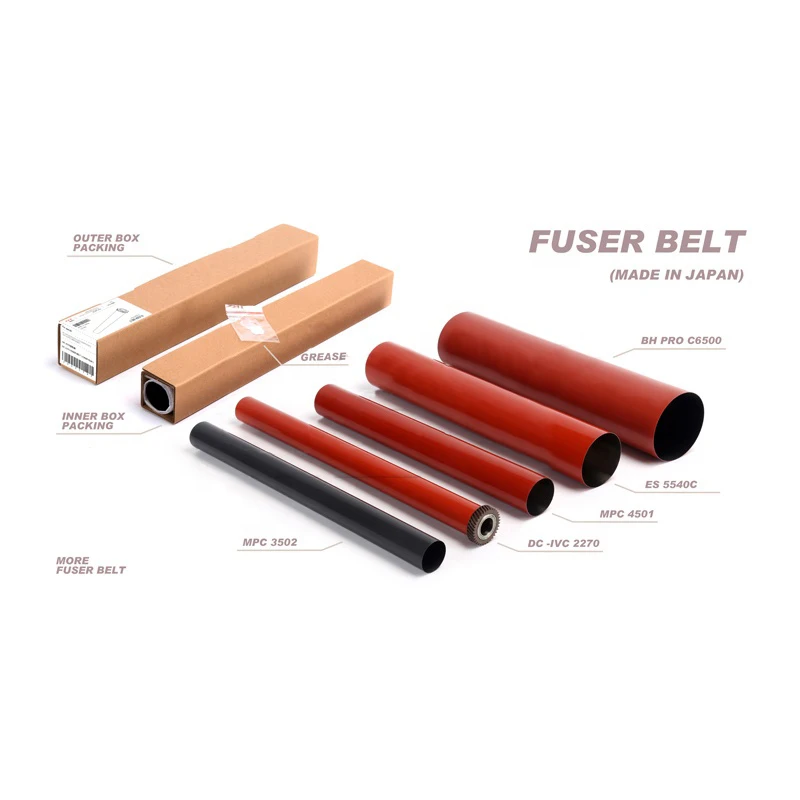 Description Picture 3 of itemJapan Metal Fuser Film Sleeve For Ricoh  Aficio MPC3502 MPC3002 MPC4502 MPC5502 SPC830DN 831DN D142-4082 D144-4273 200K Pages