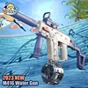 Water Pistol Electric Water Gun Launch Children Summer Fully Automatic Continuous High Pressure Guns Rechargeable Splashing Toys 2