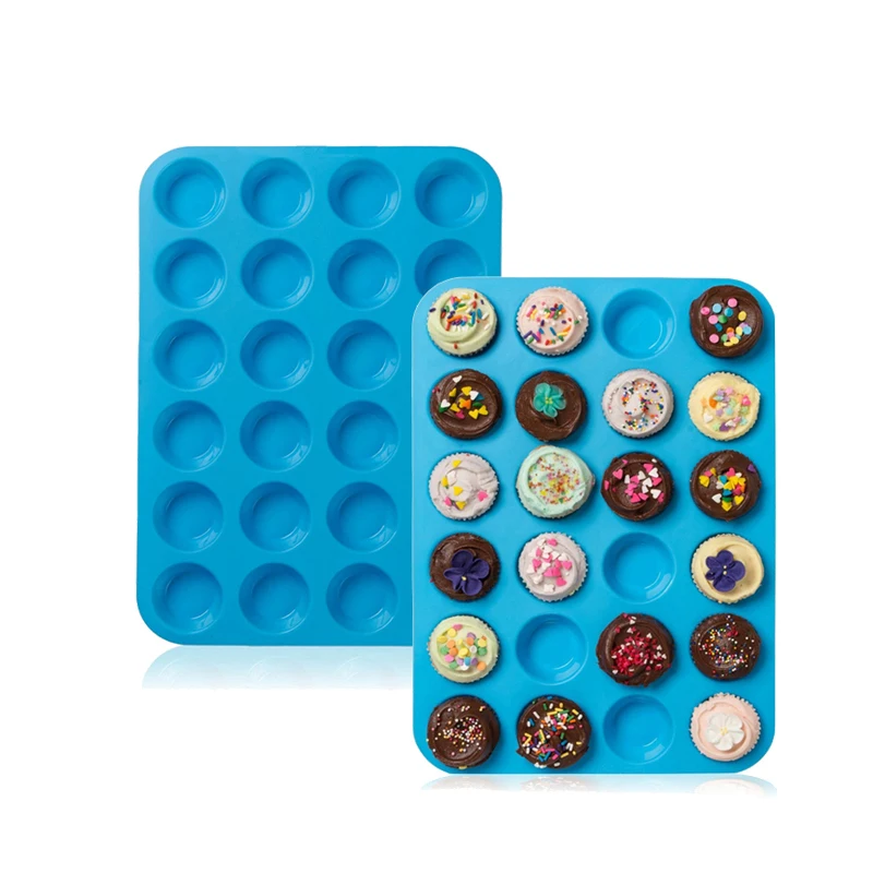 Mini Silicone Chocolate Muffin Mold Pan Cupcake Maker Bakeware for Cake