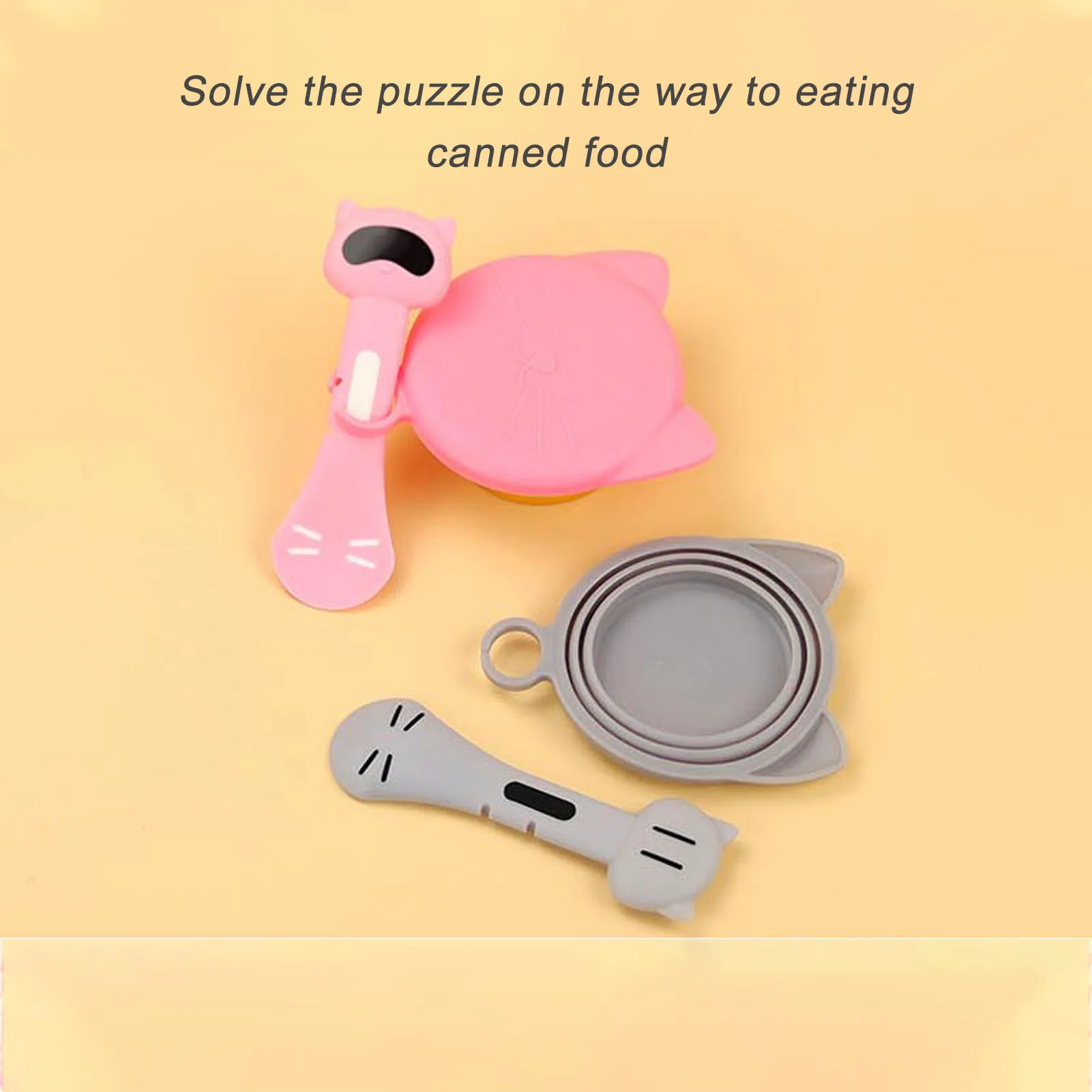 

Силиконовая крышка в консервированном виде, герметичная кормушка, крышка для банка еды для щенков, собак, кошек, верхняя крышка, многоразовая крышка, ежедневные принадлежности для здоровья домашних животных