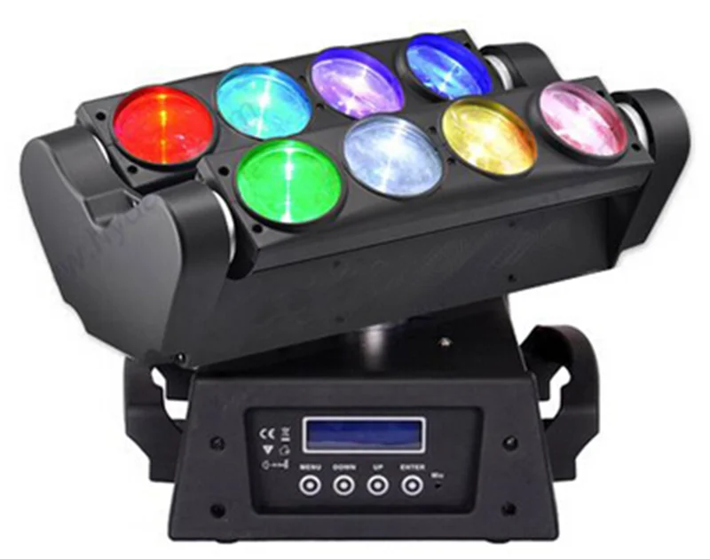 

Hot sale DJ Stage Lighting 8*10W LED par spider beam moving head light for DJ equipment Night Club Concert Party