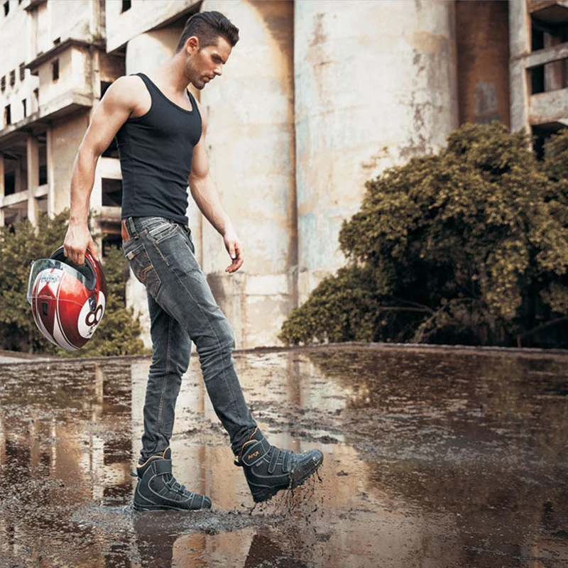 Men's Motorcycle Boots Waterproof Motorcyclist Padded Boots Motorcycle Equipment Enduro Motocross Motorboats Shoes of ARCX