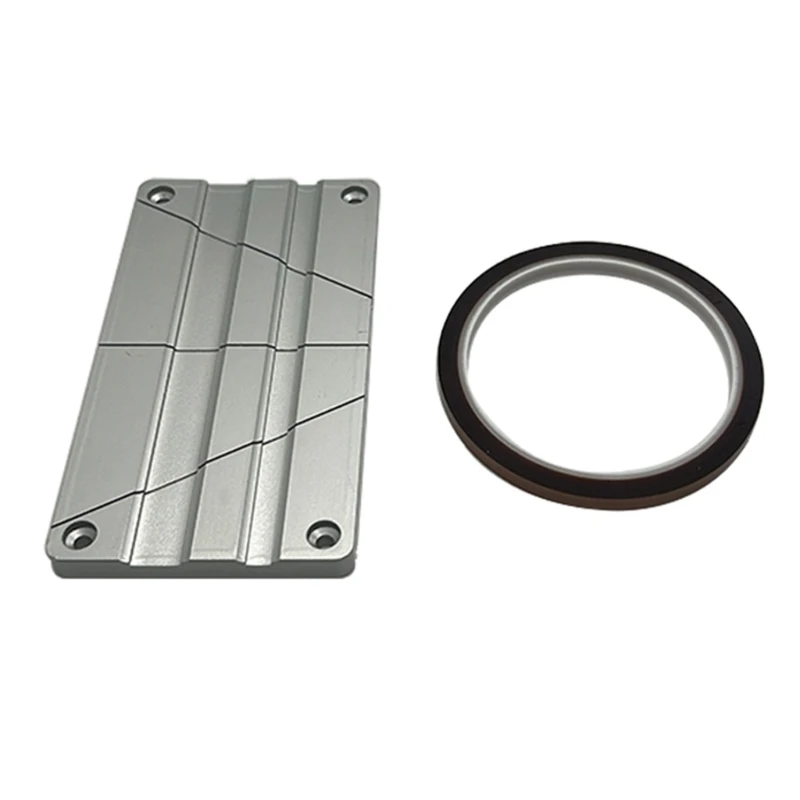 

Professional 1/4 10Inch Tape Splicing Set for Opening Reel To Reel Tape Adjustable Length Block Easy Install