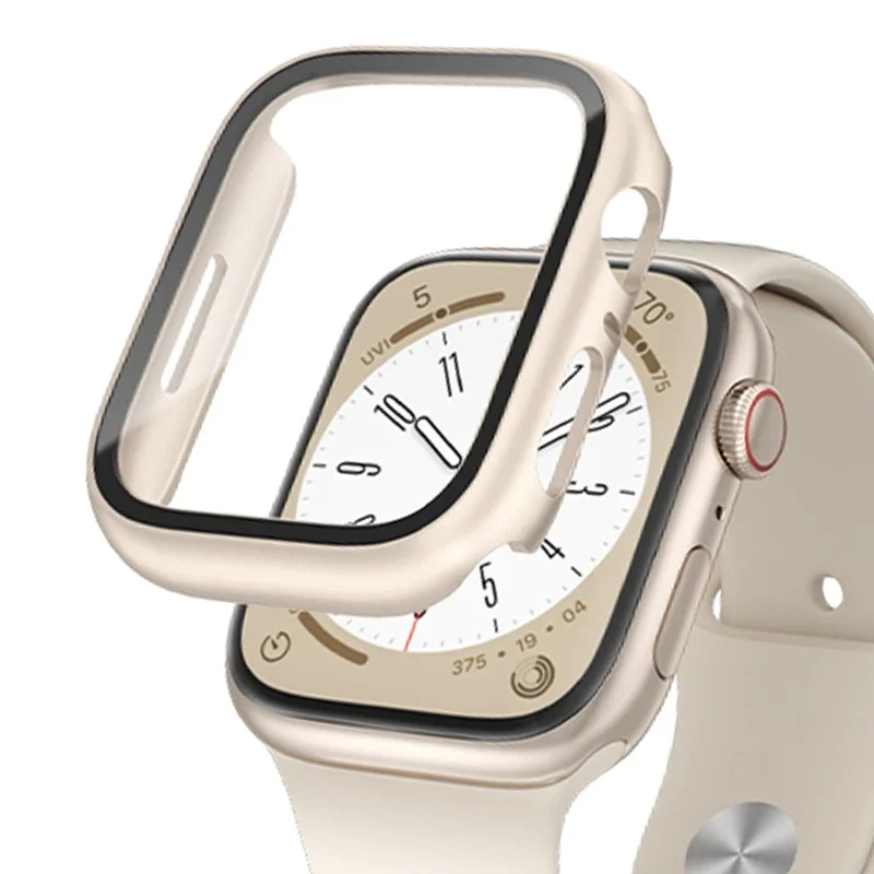 

Защитное стекло для Apple watch, чехол-бампер из закаленного стекла для iwatch series 8 7 6 se 5 3, 38 мм 42 мм 44 мм 40 мм