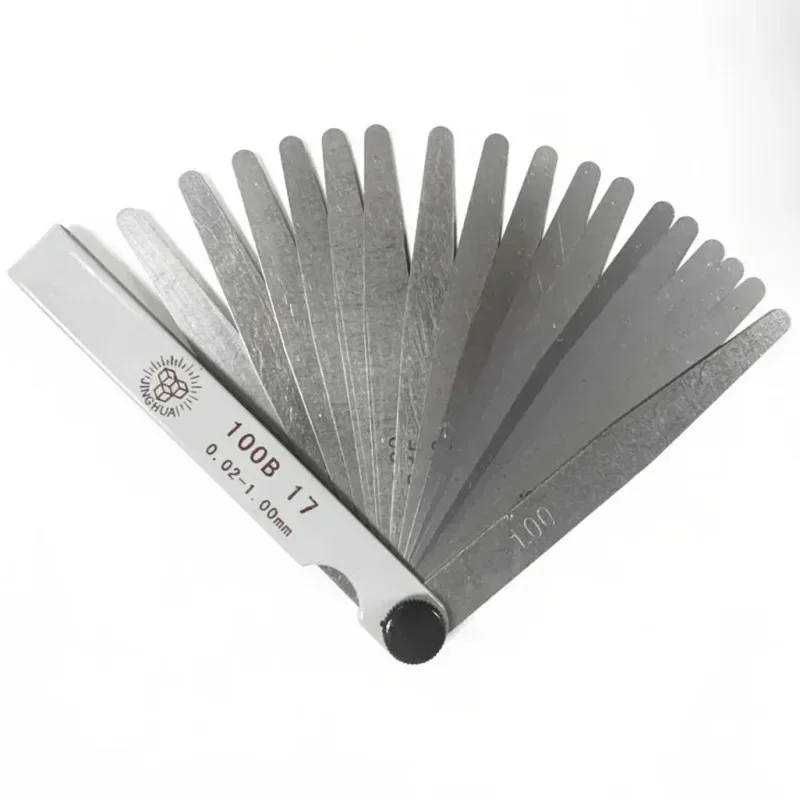 

17 Blades Feeler Gauge Metric Gap Filler Valve feeler gauge Stainless steel Gage Measurment Tool For Car Engine Valve Adjustment
