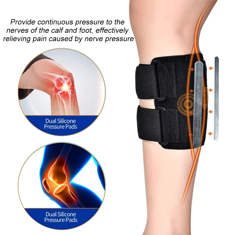 Sciatica Pain Relief Devices Brace Sciatic Ease Nerve Pain Relief Brace Men Women Knee Braces Pressure Pad Targeted 1 Pc