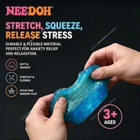 Needoh Nice Cube, jouet sensoriel brillant pour soulager le stress, outil anti-anxiété et pour la concentration, cube sensoriel de bureau pour adultes et enfants 3