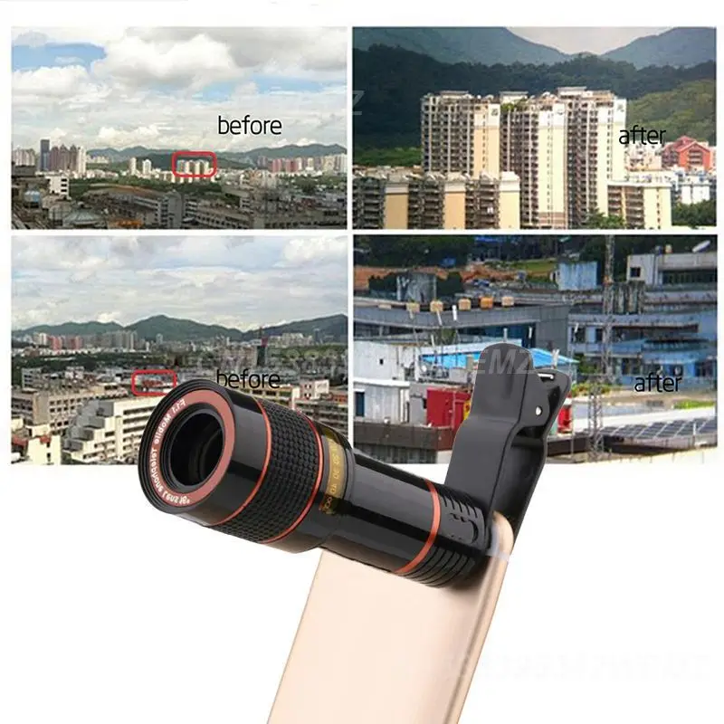 Abs 단안 줌 렌즈, 2023 망원 망원경, 캠핑 사냥 스포츠, 12 배 줌 광학 카메라, 신제품