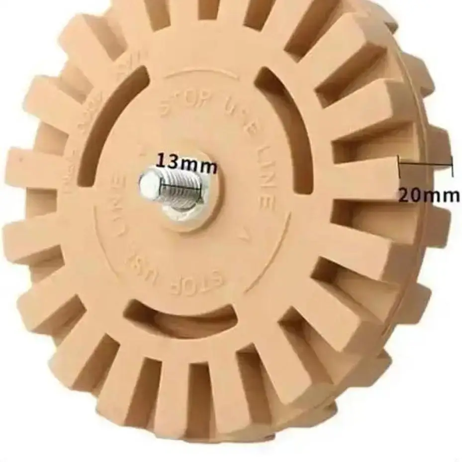 1 Pcs Rubber Eraser Wheel Pad Polishing Kit Wheel Car Sticker Remover Tool For Automotive RV And Boat Pinstripe Sticker