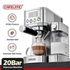 Cafelffe Fully Automatic Espresso Machines Automatic Milk Froth Ground Coffee Stainless Steels Cappuccino maker Cafeteria 20Bar 1