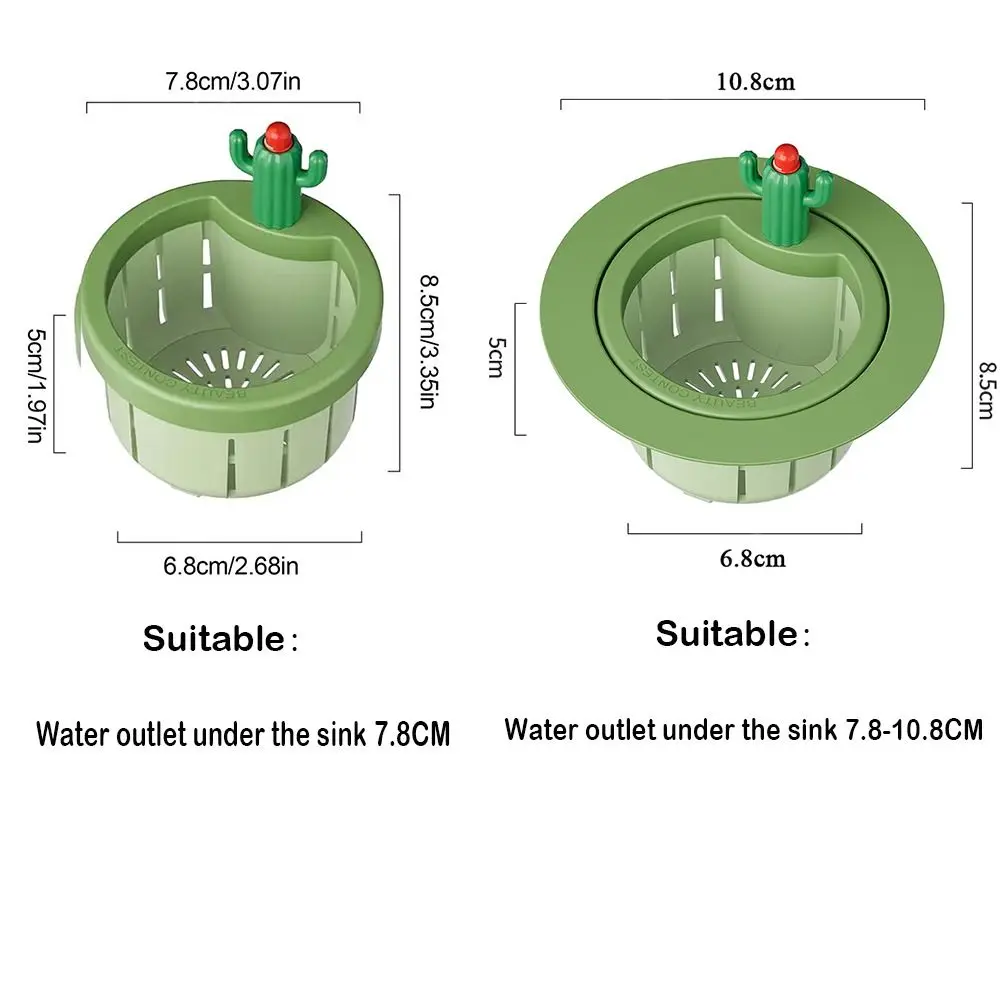 Anti-clogging Cactus Kitchen Sink Drain Strainer Food Waste Catcher Easy Cleaning Plug Filter Basket Waste Collector Filter kitchen sink filter drain filter drain strainer