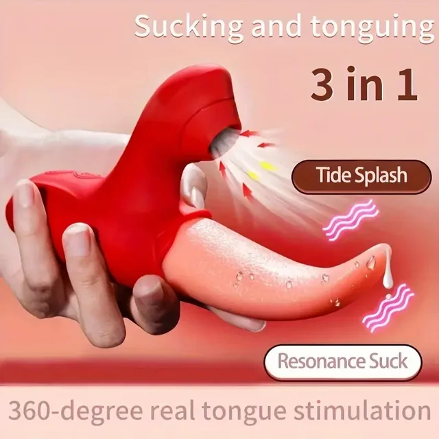 Leistungsstarke Schaukel Lecken Zunge Vibrator Saugen für Frauen Anal Klitoris Nippel Klitoris Stimulator Vibratoren Masturbator Sex Spielzeug 1