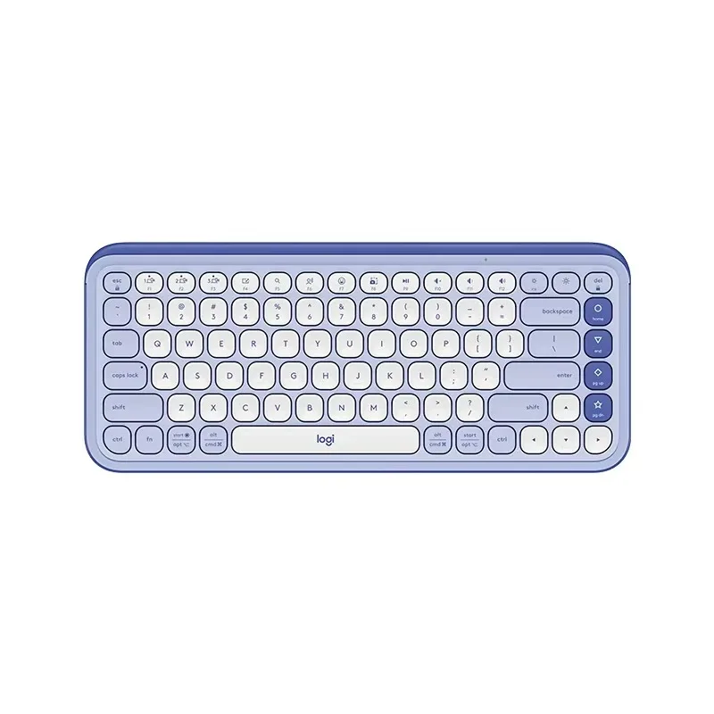 Logitech POP ICON KEYS Клавіатура Підключення Bluetooth Безшумні клавіші Плівка низької осі підходить для портативних офісних комп’ютерів