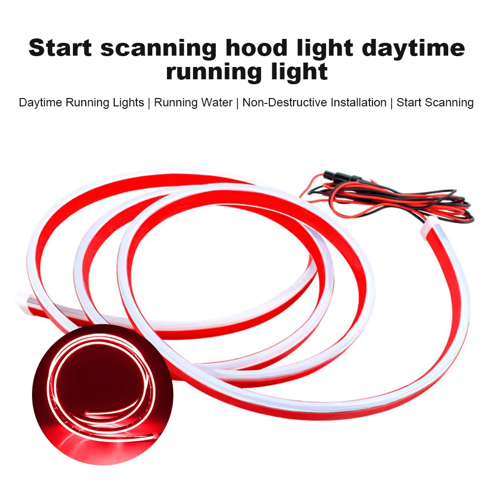LED ڵ  ĵ ̵  Ʈ ,   DRL LED Ʈ, ְ , ȭƮ, , , 12V, 120cm