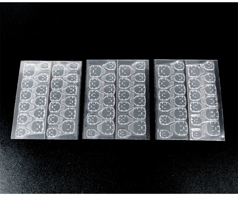 Description Picture 5 of item1/3/5PCS JQin 1 Box With Nail Glue Tape Stars Pattern Press On False Nail Art Tips Full Cover Fake Nail Tip 10 Sizes JQ009