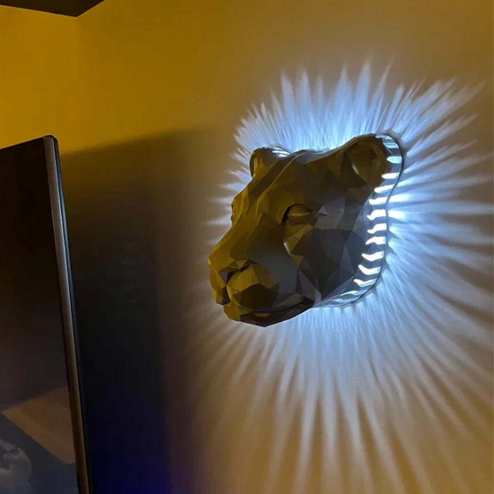 

Energy-Saving 3D Animal Wall Lamp Waterproof Modern Animal Model Wall Lights Animal Statue Wall Lamp Lion wall lamp