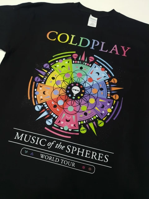 Cold-play Music of The Spheres World Tour 2025 Tshirts
