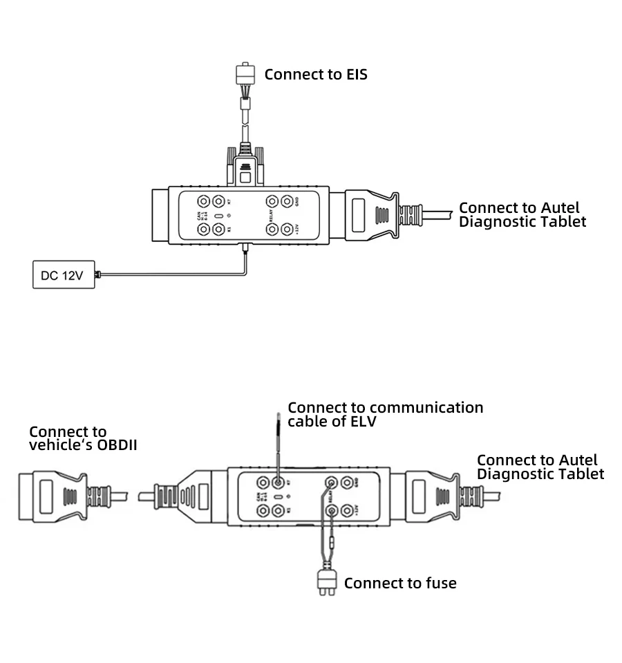 Autel MaxiIM G-BOX 3 Adapter Kompatibel mit MAXIIM IM608, IM608PRO Motor-ECU Lesen/Schreiben für BOSCH MD1/MG1 – Detail 5