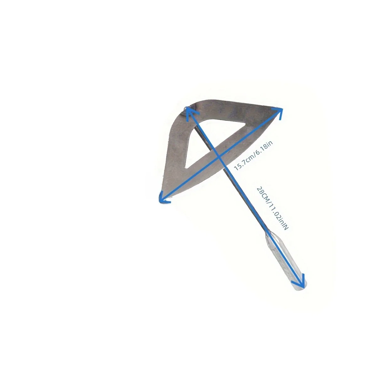 Garden Hoe Tools, All-Steel Hardened Hollow Hoe, Sharp Garden Weeding Tools, Hand Hoe Gardening Edger Weeder Tool 2