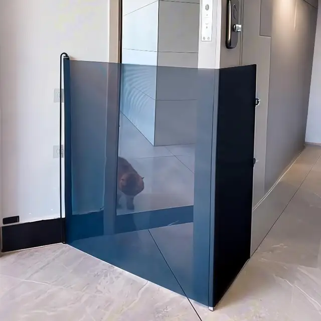 Safety Pet Mesh Fence Cat Gate Retractable Safety Gates For Pets No Drilling Barrier Childproofing For Small Medium Large Breeds 4