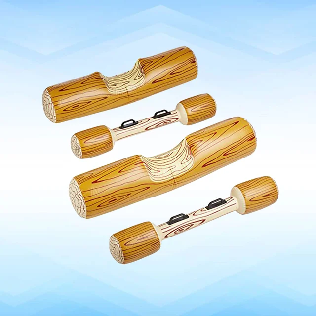 4pcs Children Water Joust Tree Log Pool Float Game Set Floating Water Toys Float Toys Pool Toys ( Mixed Color ) 1