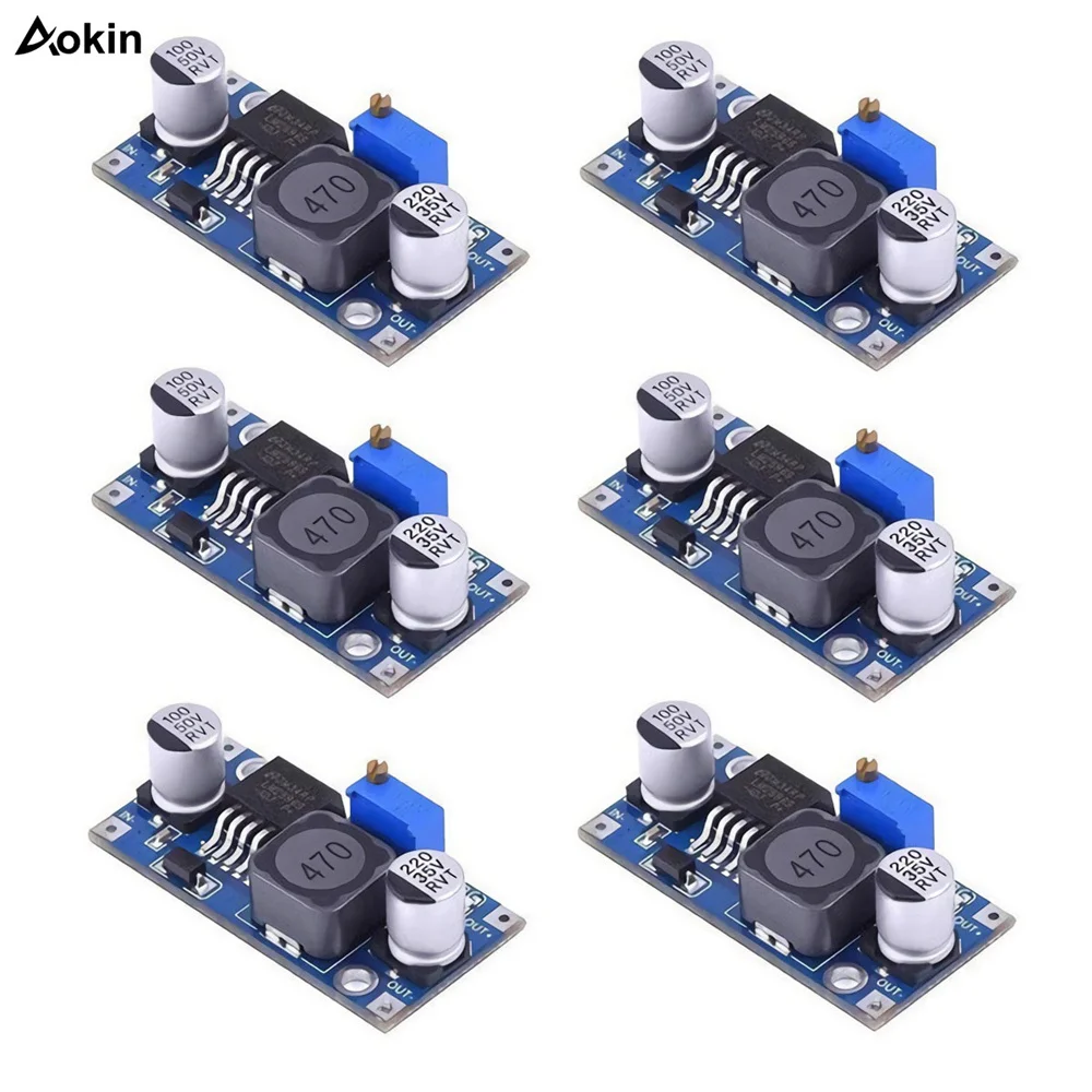 

LM2596 Buck Converter DC to DC Buck Converter 3A 3.2V-40V to 1.25V-35V Power Supply Step Down Module