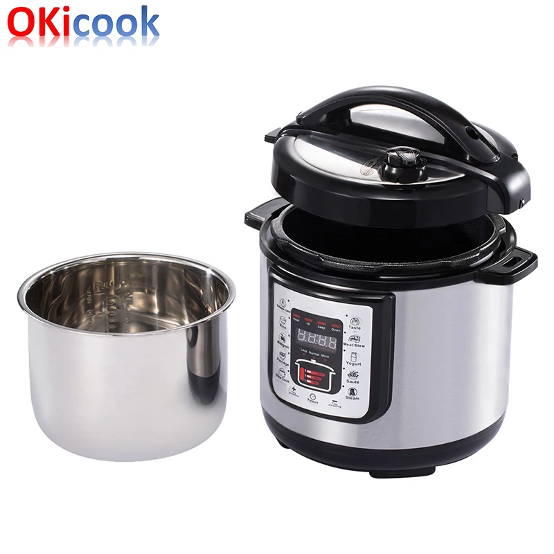 Okicook 8L 10-in-1Multifunctional Aluminum Alloy Instapot Duo Plus Multicooker Electric Pressure Cooker