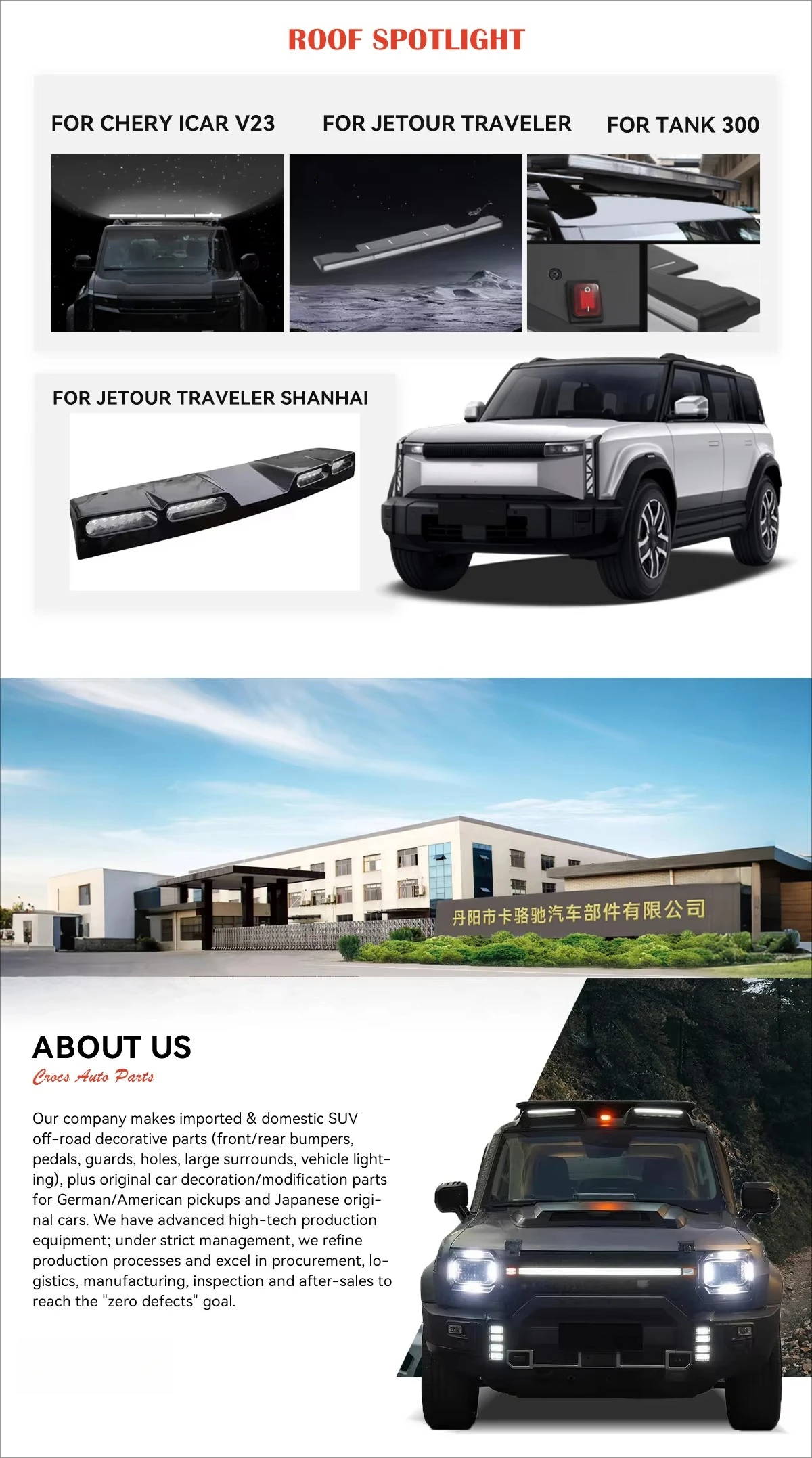 Aluminum Alloy Roof Top Luggage Rack with Cross Bars for TANK 300 Travel Roof Rack - Image 3