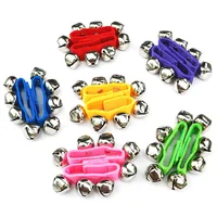 Orff Percussion Instrument Wrist Bell Baby Children Dance Performance Hand Bell Foot Bell Handbell Early Education Teaching Aids 1