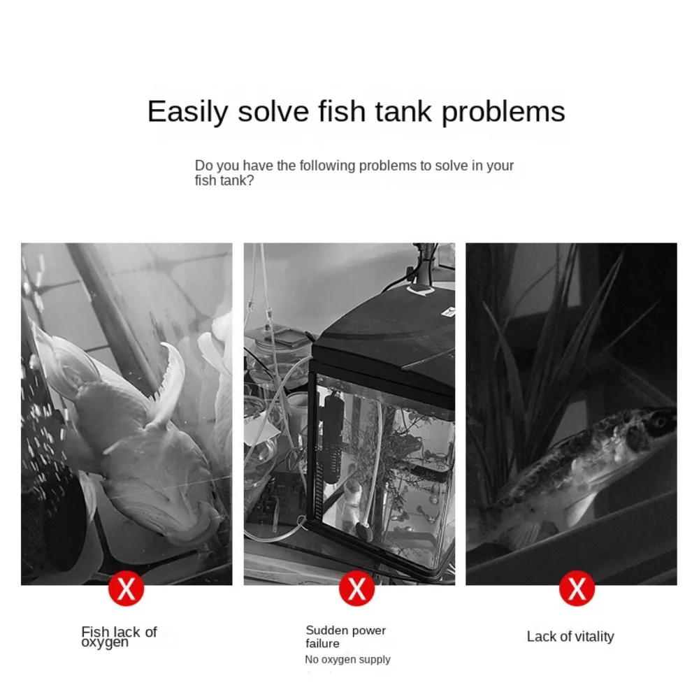 Aquarium Air Pump Single Outlet Dry Cell Battery Operated Fish Tank 4