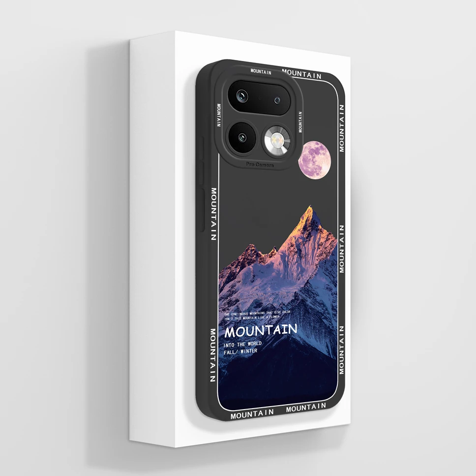 Lovely Cat Pattern Shockproof Full Coverage Liquid Silicone Phone Case