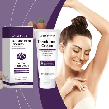 West&Month Underarm Deodorant Cream Long Lasting Aroma Whitening Refresh Antiperspirant Armpit Body Sweat Odor Eliminator Lotion 1