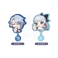 Sunsyea Genshin Impact Official Merch miHoYo Original Authentic Xiyu Series Badge Ayaka Ayato