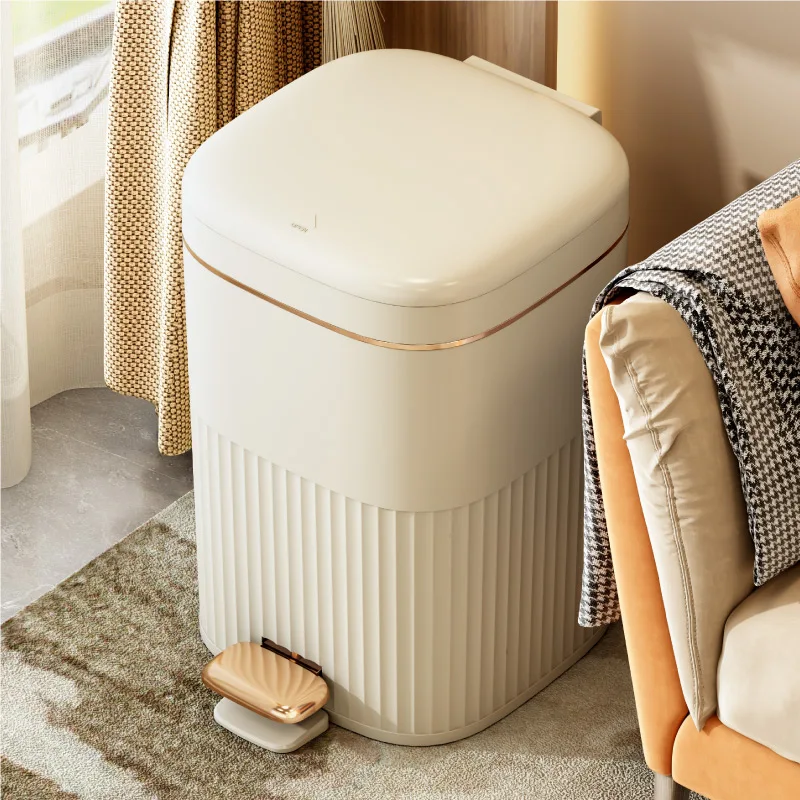 

Kitchen Rubbish Trash Can Bathroom Garbage White Hom Desk Trash Bin Recycle Mini Cute Cubo De Basura Para Cocina Cleaning Tools