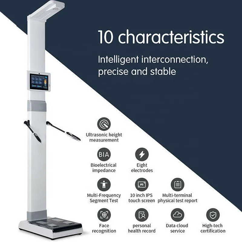 Body Composition Analyzer Face Recognition Height Measuring Instrument