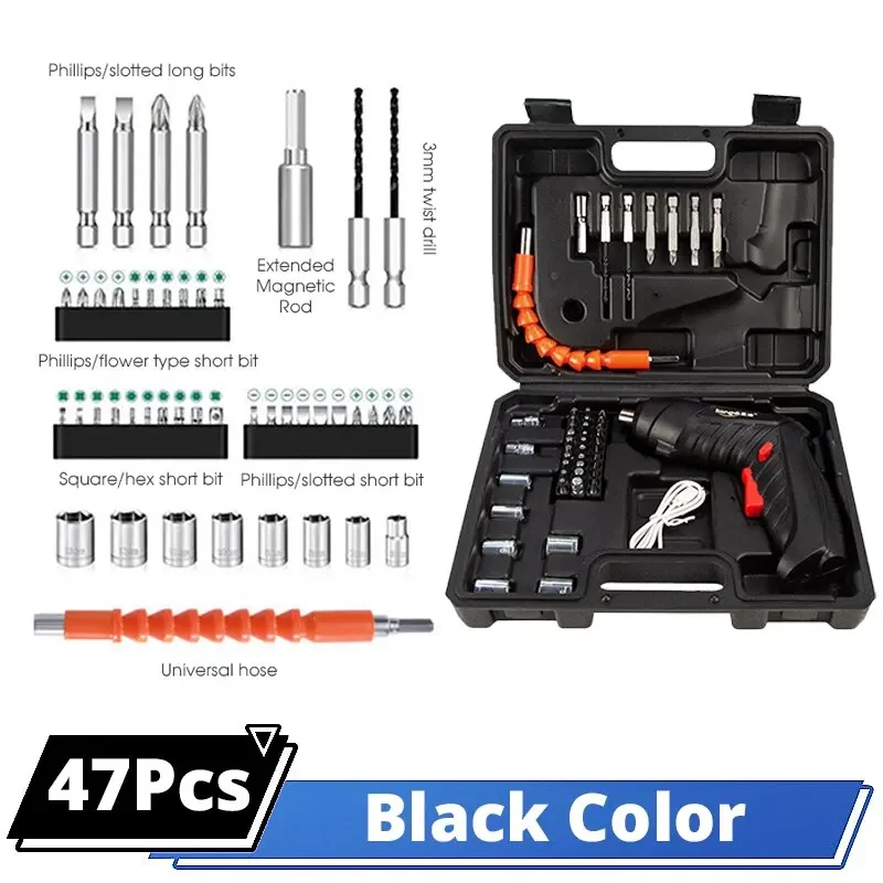 3.6v Power Tools Set Household Maintenance Repair 1800mAh Lithium Battery Mini Household Electric Drill Cordless Screwdriver 5