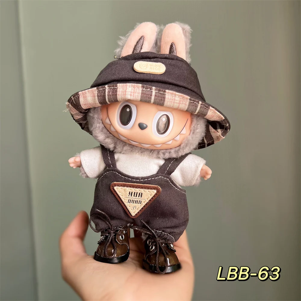 Labubu 15–17cm Plush Doll Clothes – Multiple Outfit Styles & Accessories