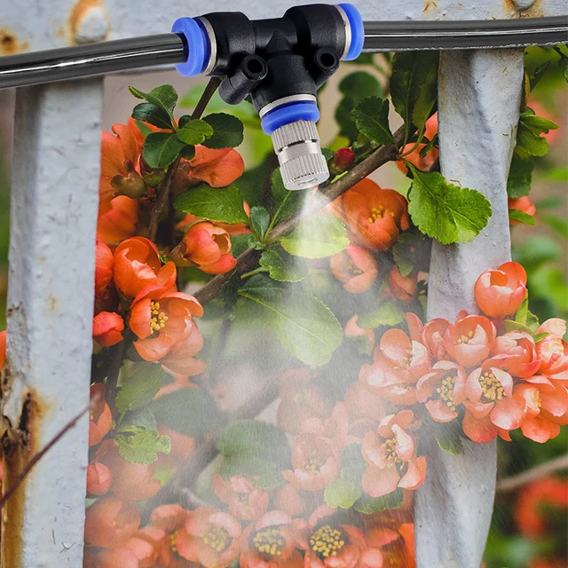 8 Mm-Es Gyors Csatlakoztatás-Bejutó Fúvóka Nyílás Mérete 0,1 Mm ~ 0,8 Sárgaréz Alacsony Nyomású Kerti Tömlő Víz Sprinkler Ködös Hűtő - Image 6