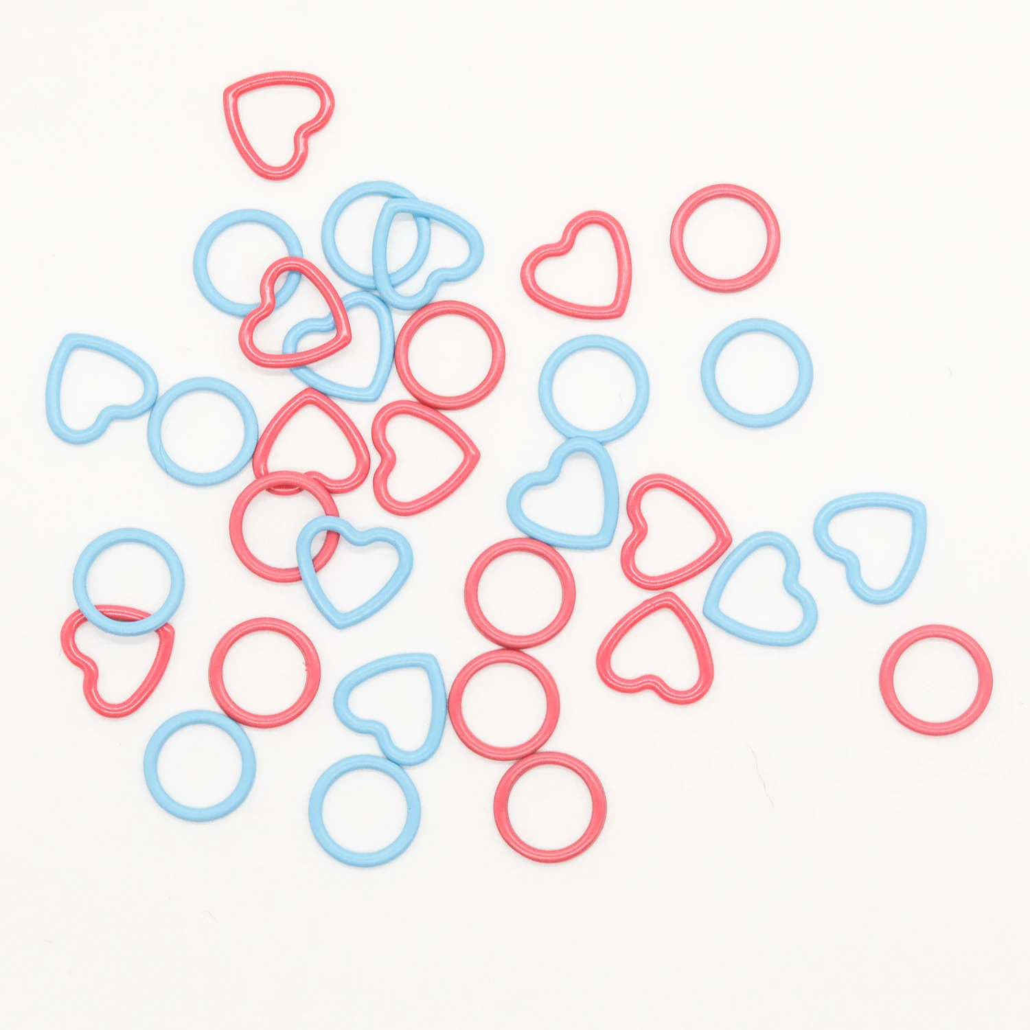 

Knitting Metal Stitch Marker Round And Heart Shape Smooth Crochet Stitch Marker Knitting Counters Needle Clip Sewing Accessories