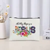 Love Jesus Pattern Zipper Makeup Bag Christianity Catholicism Cosmetic Cases Faith in Jesus Christ Travel Lipstick Pouch Gifts 2