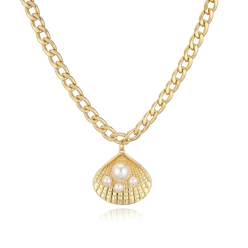 HECHENG cross moon pendant necklace image 6