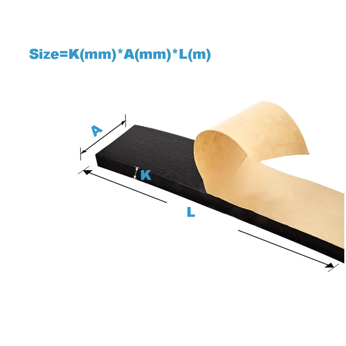 Rubber Sponge Strip / Self-Adhesive Foam Rubber Strip / Sealing Strip For Electrical Cabinets And Boxes