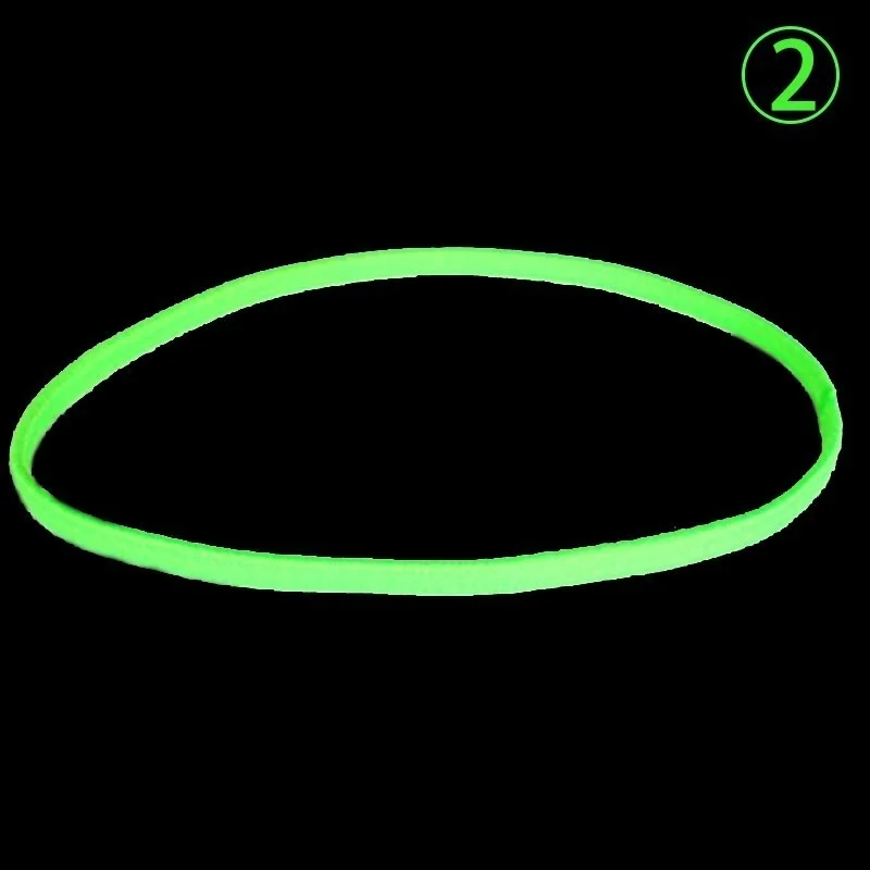 Description Picture 6 of itemWomen Men Yoga Boys Football Pure Color Thin Hair Bands Sports Headband Anti-slip Elastic Rubber Hair